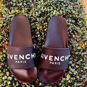 Givenchy Logo Rubber Sandal Slide